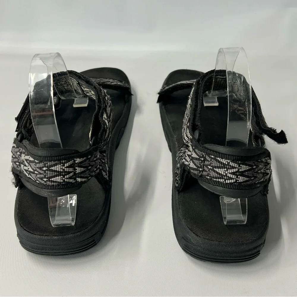 TEVA US 9 Black Mens Universal Terra Fi sport Hiking Outdoor Sandals Black Gray